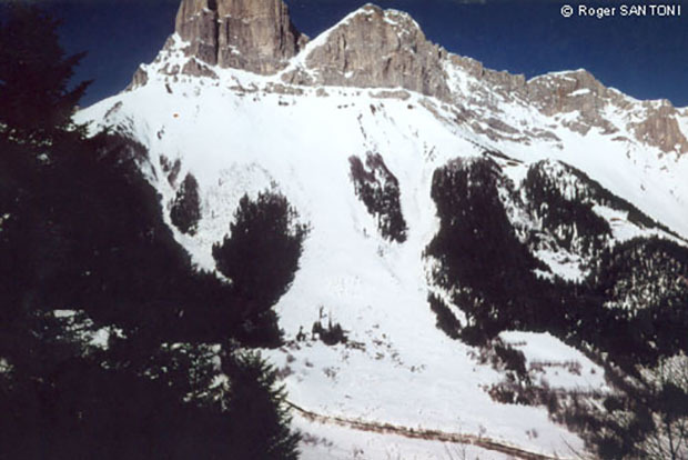 Avalanche du col de l'Arzelier