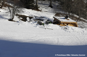 glissement de terrain - GIETTAZ