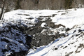 Glissement de terrain  La Giettaz au hameau La Juste (zone d'arrachement)