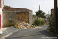 Sisme de La Laigne - mur effondr rue de l'glise