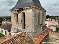 Sisme de La Laigne - vue drone de l'glise St Grard endommage