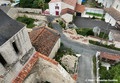 Sisme de La Laigne - vue drone de l'glise St Grard endommage