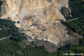�boulement de La Rivi�re du 25 juillet 2024 - D�p�t de l��croulement rocheux sur la RD 1532