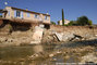 Inondations du Var - rosion des berges de la Nartuby