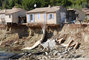 Inondations du Var - rosion des berges de la Nartuby