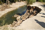 Inondations du Var - rosion des berges de la Nartuby