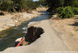 Inondations du Var - rosion des berges de la Nartuby