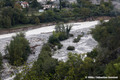 Crue de la Vsubie  Lantosque lors de la tempte Alex