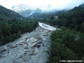 Crue de la Vsubie  Lantosque lors de la tempte Alex