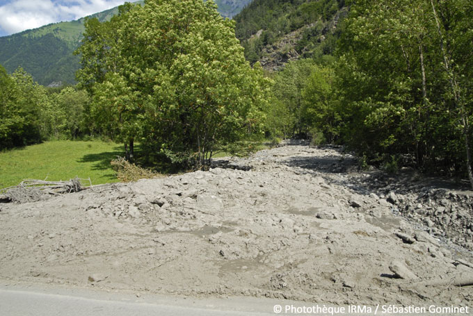 Lave torrentielle dans la Combe de la Chambre d'Ane