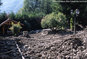 Lave torrentielle dans le ruisseau de Mirebel