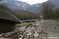 Crue du torrent de Montfort - Engravement de la gare du funiculaire de Saint-Hilaire-du-Touvet