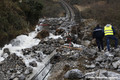 Divagations du torrent de Montfort sur les rails du funiculaire de Saint-Hilaire-du-Touvet