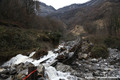 Divagations du torrent de Montfort sur les rails du funiculaire de Saint-Hilaire-du-Touvet