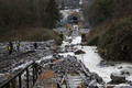 Divagations du torrent de Montfort sur les rails du funiculaire de Saint-Hilaire-du-Touvet