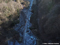 Divagations du torrent de Montfort sur les rails du funiculaire du Plateau des Petites Roches