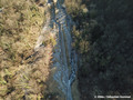 Divagations du torrent de Montfort sur les rails du funiculaire du Plateau des Petites Roches