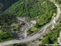 Glissement de terrain sur la D8  Miribel-Lanchtre (Isre)