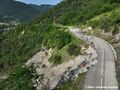 Glissement de terrain sur la D8  Miribel-Lanchtre (Isre)