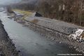 Travaux en rive gauche de la Romanche en amont du pont de la RD 1085