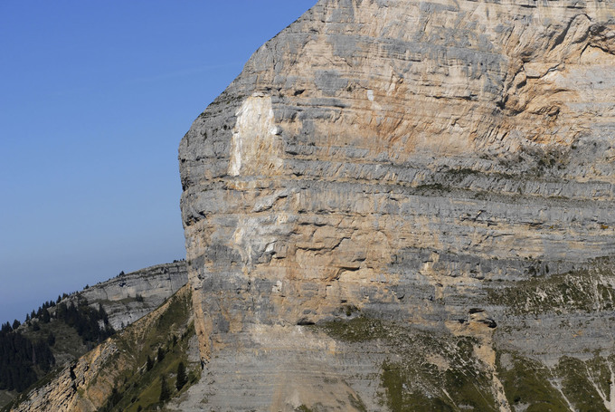 Eboulement sur le pilier sud de la Dent de Crolles le 23 octobre 2010