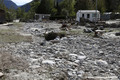 Crue de la Vsubie  Roquebillire - dgts en rive droite au niveau du camping