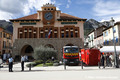 Crue de la Vsubie  Roquebillire - place de la mairie