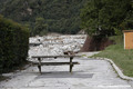 Promenade Saint-Sbastien emporte par la crue de la Vsubie  Roquebillire - tempte Alex