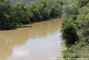 Inondations du Var - l'Argens dans la traverse de Roquebrune