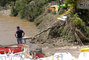 Inondations du Var - plaine de l'Argens au niveau du lac de l'Arna