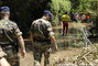 Inondations du Var - plaine de l'Argens, camping 