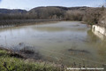 Crue du Rhne  Sablons le 24 janvier 2018 le long de la route du Page