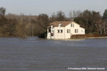 Crue du Rhne  Sablons le 24 janvier 2018