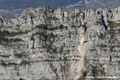 Vue arienne de l'boulement du Nron - niche d'arrachement