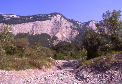 2 barrage de sdimentation vu de l'aval depuis la premire plage de dpt