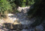 Barrage et contre barrage dans le torrent de Corbonne