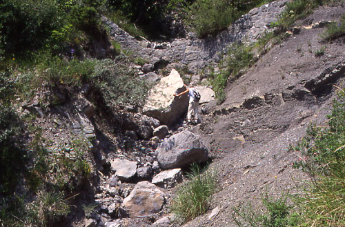 Seuils dans le bassin de rception du torrent de Corbonne