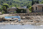 Inondations du Var -  crue de la Florieye à Taradeau (rive gauche)