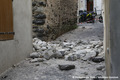 Sisme du Teil - habitations endommagées rue de la Résistance à Mélas