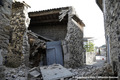 Sisme du Teil - habitations endommagées rue de la Résistance à Mélas