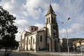 Sisme du Teil - clocher de l'glise Notre Dame de l'Assomption endommage