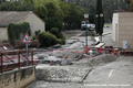 Inondations  Trbes le 15 octobre 2018 suite au dbordement du Canal du Midi