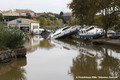 Inondations  Trbes le 15 octobre 2018 suite au dbordement du Canal du Midi