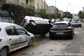 Inondations  Trbes (Aude) le 15 octobre 2018 - Quartier de l'Aiguille, rue du Roussillon