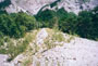 Torrent de l'Ebron : digue de protection