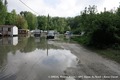 Crue de l'Isère - inondation du secteur de l'Ile d'Amour