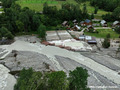 Crue du V�n�on � Venosc - Bourg d'Arud du 21 juin 2024 - Piscine municipale en partie d�truite