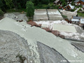 Crue du V�n�on � Venosc - Bourg d'Arud du 21 juin 2024 - Piscine municipale en partie d�truite