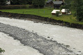 Erosion des berges du V�n�on suite la crue du 21 juin 2024 � Venosc - Bourg d'Arud