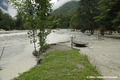 Inondation et engravement du camping du Champ du Moulin suite � la crue du V�n�on du 21 juin 2024